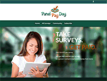 Tablet Screenshot of panelpayday.com